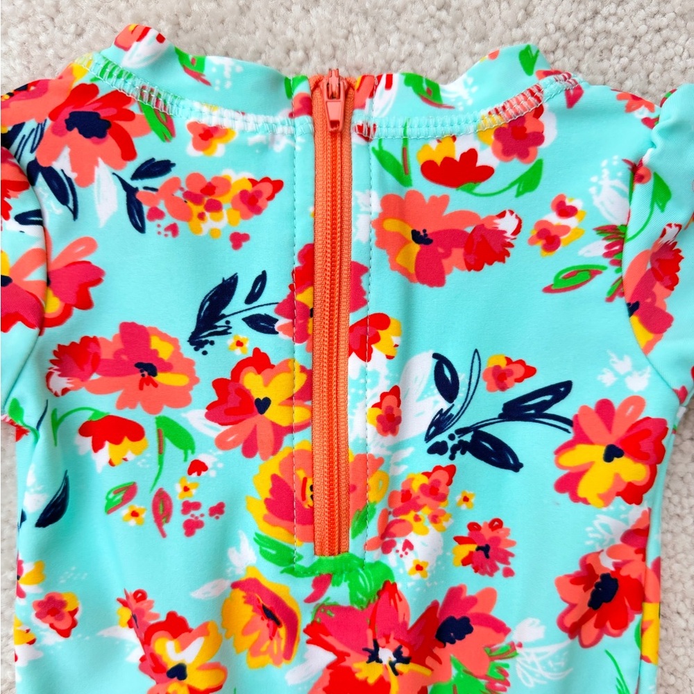 Ruffle Butts Floral Baby One-Piece Swimsuit - Picture 8 of 10
